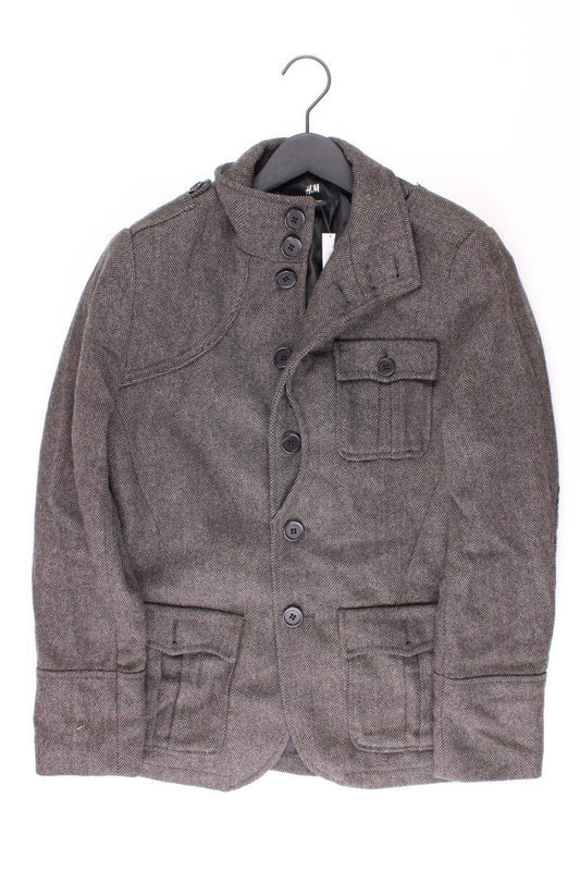 H&M Wolljacke für Herren Gr. 48 grau