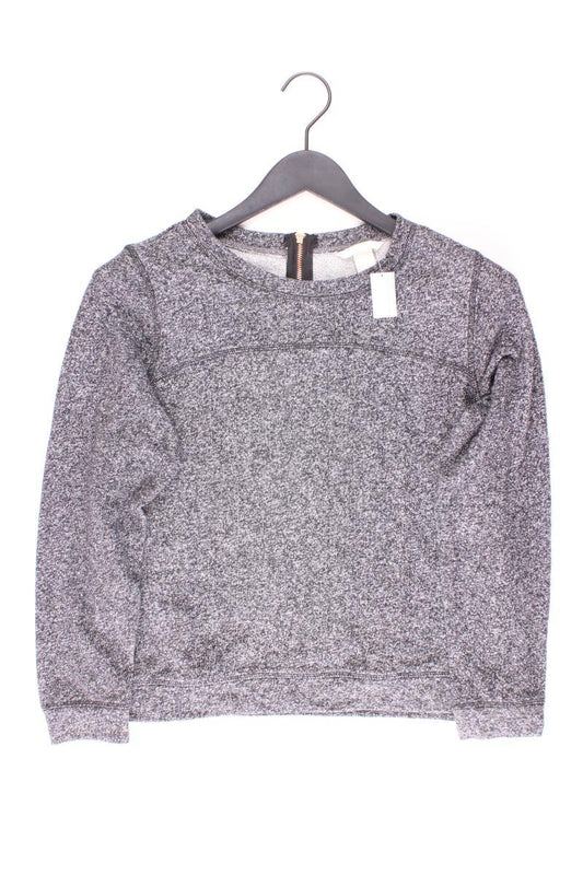 H&M Feinstrickpullover Gr. S grau aus Baumwolle