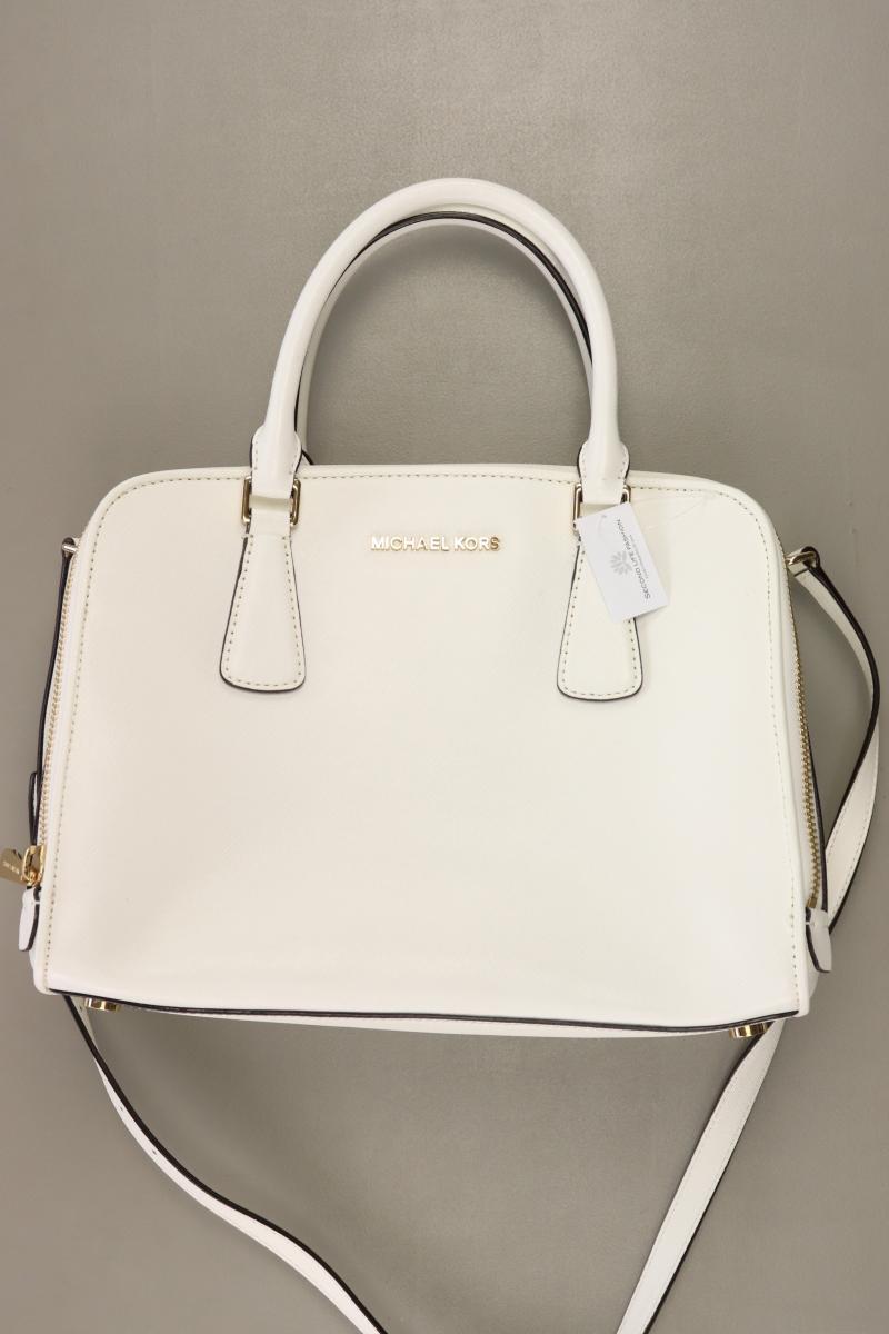 Michael Kors Reese NS Tote Optic White Tasche creme aus Leder