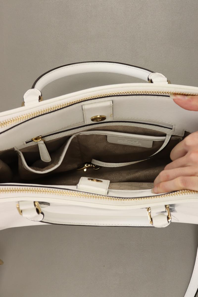 Michael Kors Reese NS Tote Optic White Tasche creme aus Leder