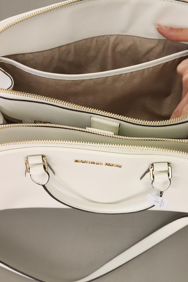 Michael Kors Reese NS Tote Optic White Tasche creme aus Leder
