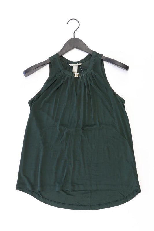 H&M Ärmellose Bluse Gr. XS grün aus Polyester