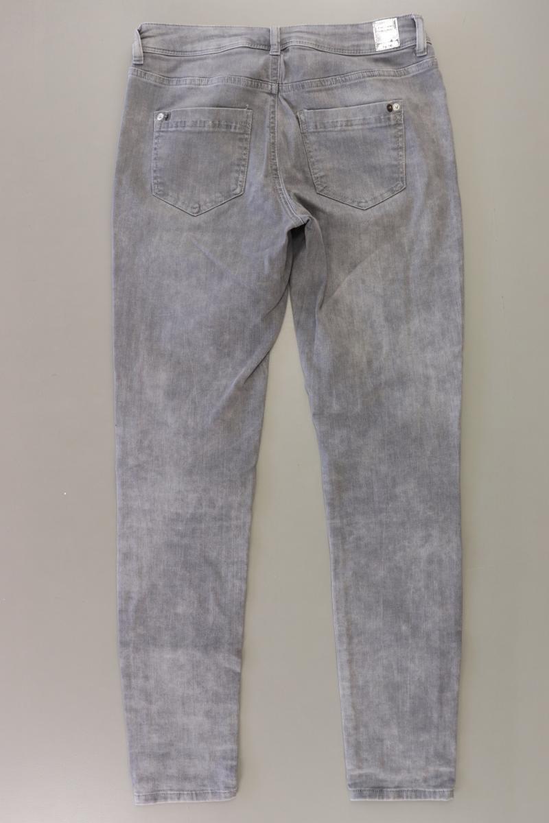 Street One Straight Jeans Gr. W28 grau aus Baumwolle