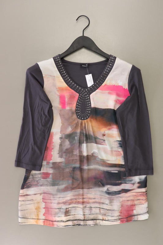 Walbusch Bluse Gr. 36 3/4 Ärmel mehrfarbig aus Polyester