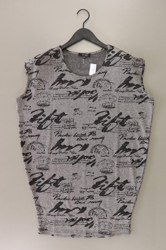 yest Strickshirt Gr. M Kurzarm grau