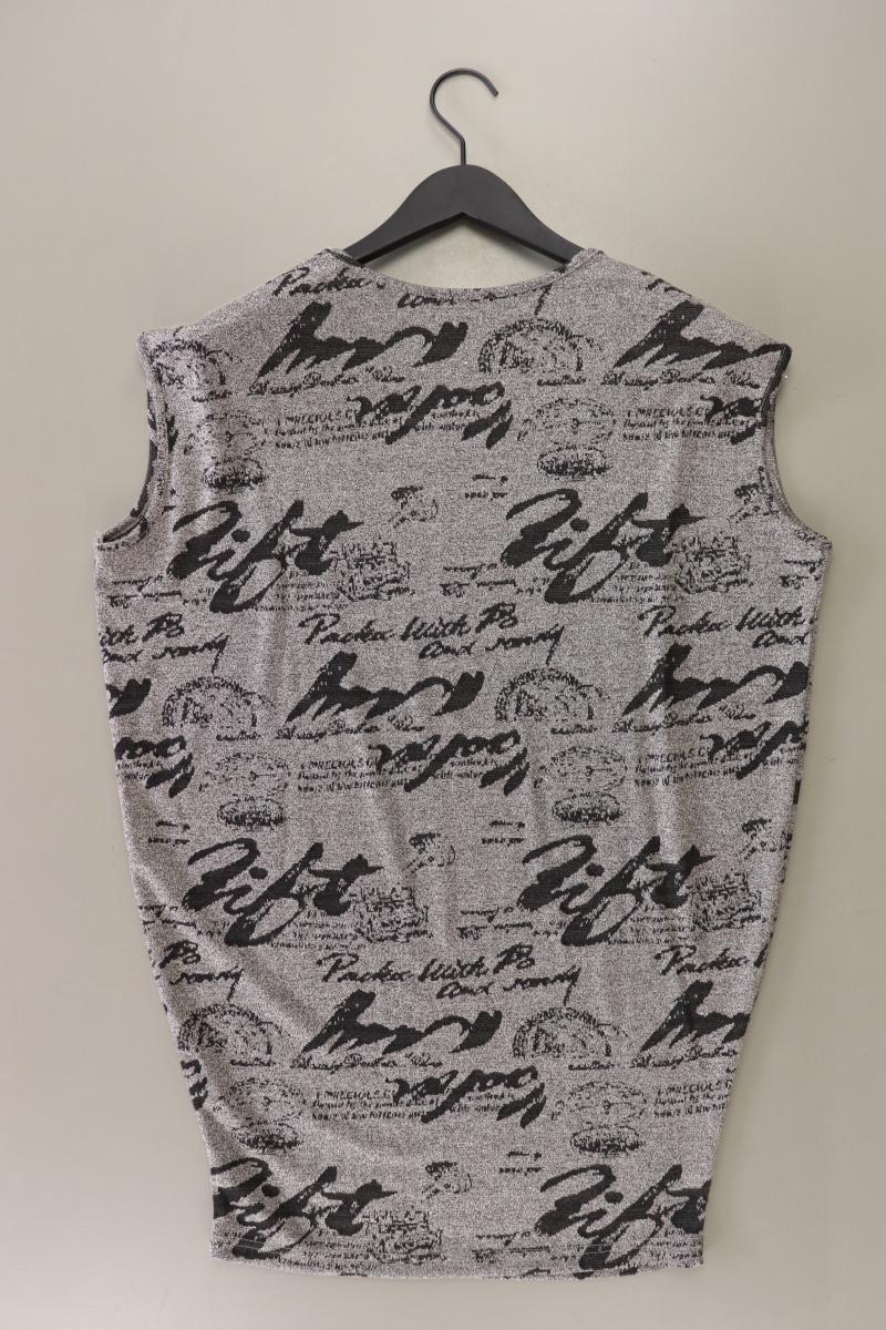 yest Strickshirt Gr. M Kurzarm grau
