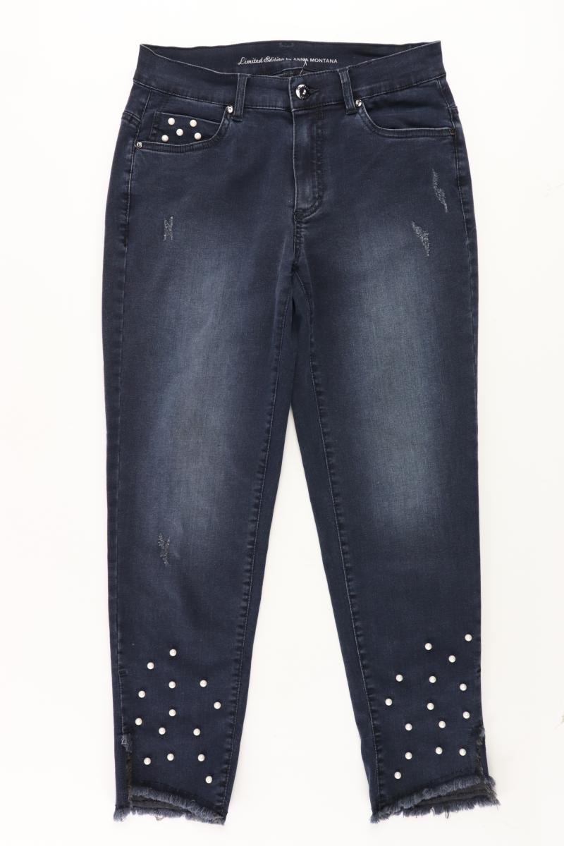 Anna Montana Jeans Gr. 36 blau aus Baumwolle