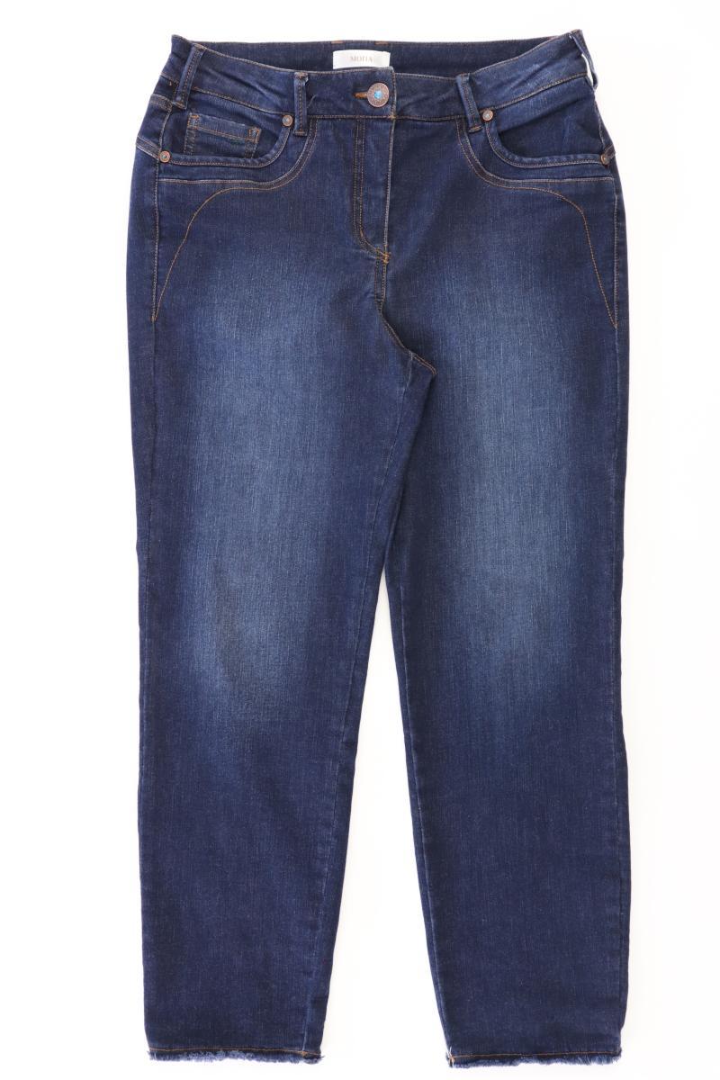 Mona 7/8 Jeans Gr. Kurzgröße 19 blau aus Baumwolle