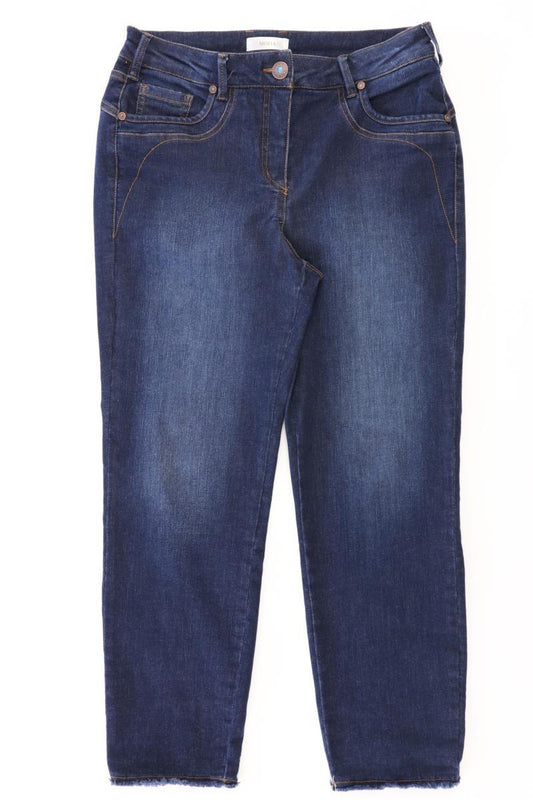 Mona 7/8 Jeans Gr. Kurzgröße 19 blau aus Baumwolle