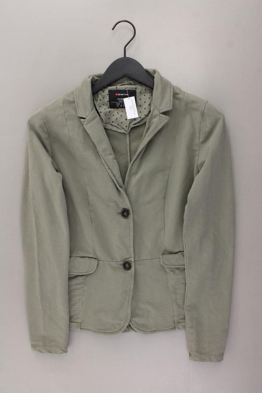 Street One Jerseyblazer Gr. 36 olivgrün aus Baumwolle