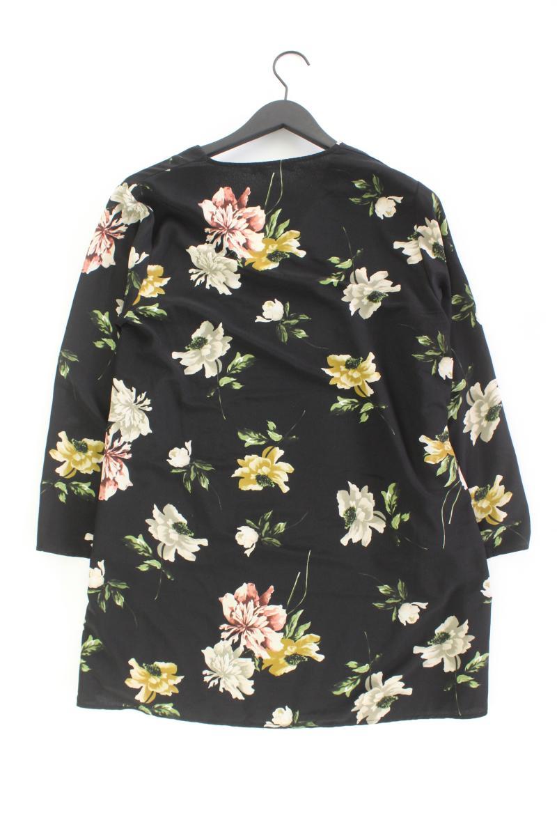Glamorous Comfort Bluse Gr. XL mit Blumenmuster 3/4 Ärmel schwarz aus Polyester