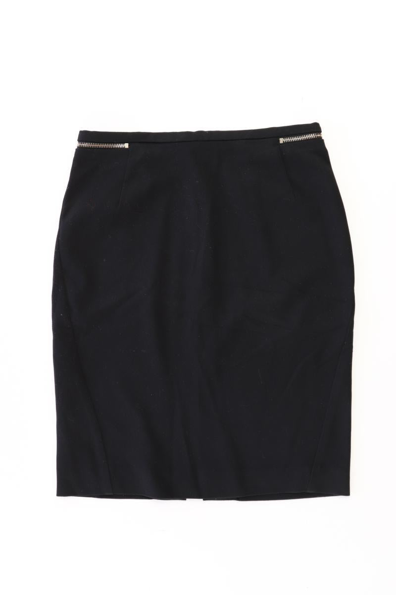 H&M Bleistiftrock Gr. 36 schwarz aus Polyester