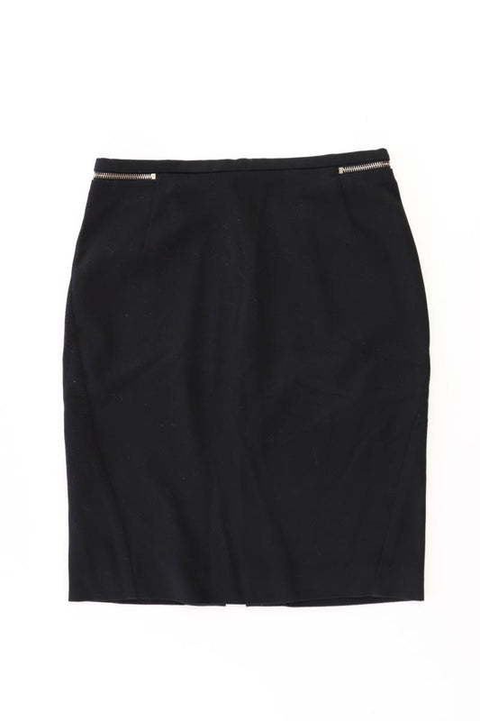 H&M Bleistiftrock Gr. 36 schwarz aus Polyester