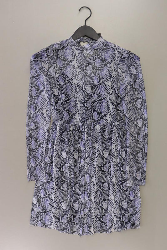 Chiffonkleid Gr. 36 Langarm lila aus Polyester