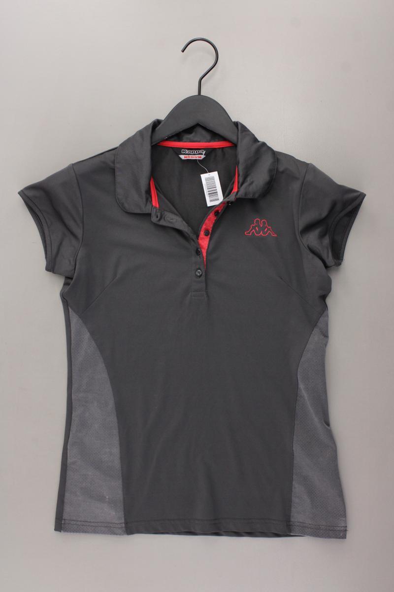 Kappa Sportshirt Gr. M Kurzarm grau aus Polyester