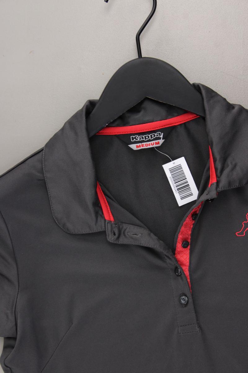 Kappa Sportshirt Gr. M Kurzarm grau aus Polyester