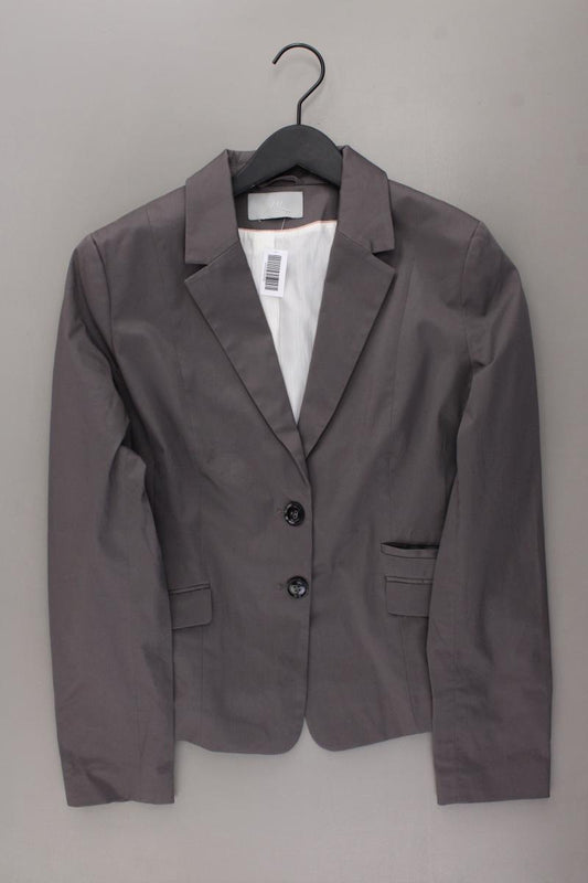 H&M Blazer Gr. 36 grau aus Baumwolle