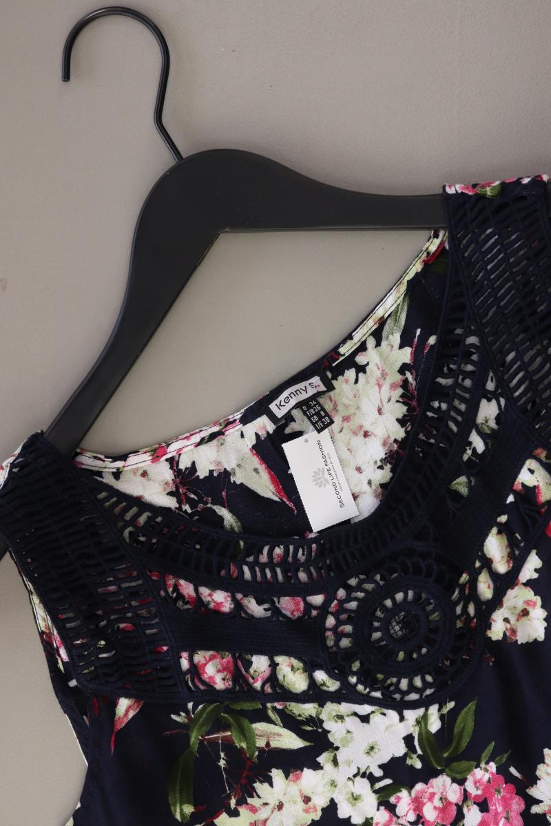 Kenny S. Trägertop Gr. 34 mit Blumenmuster mehrfarbig aus Viskose