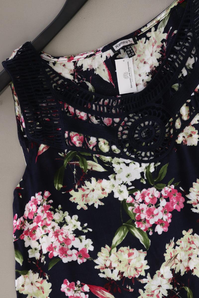 Kenny S. Trägertop Gr. 34 mit Blumenmuster mehrfarbig aus Viskose
