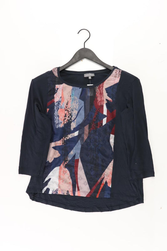 Gina Laura Printshirt Gr. M 3/4 Ärmel blau aus Polyester
