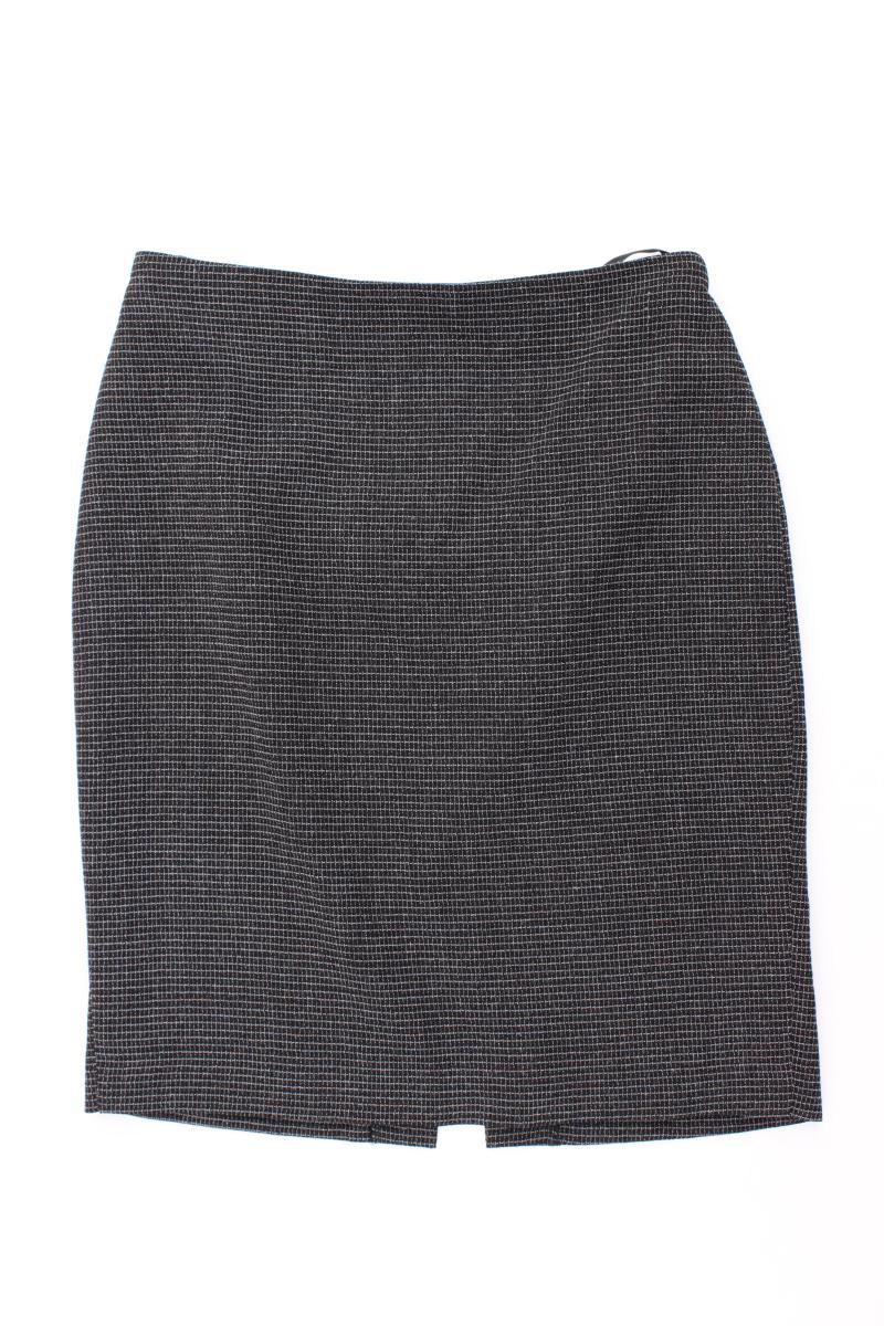 Wallis Bleistiftrock Gr. 38 kariert grau aus Polyester