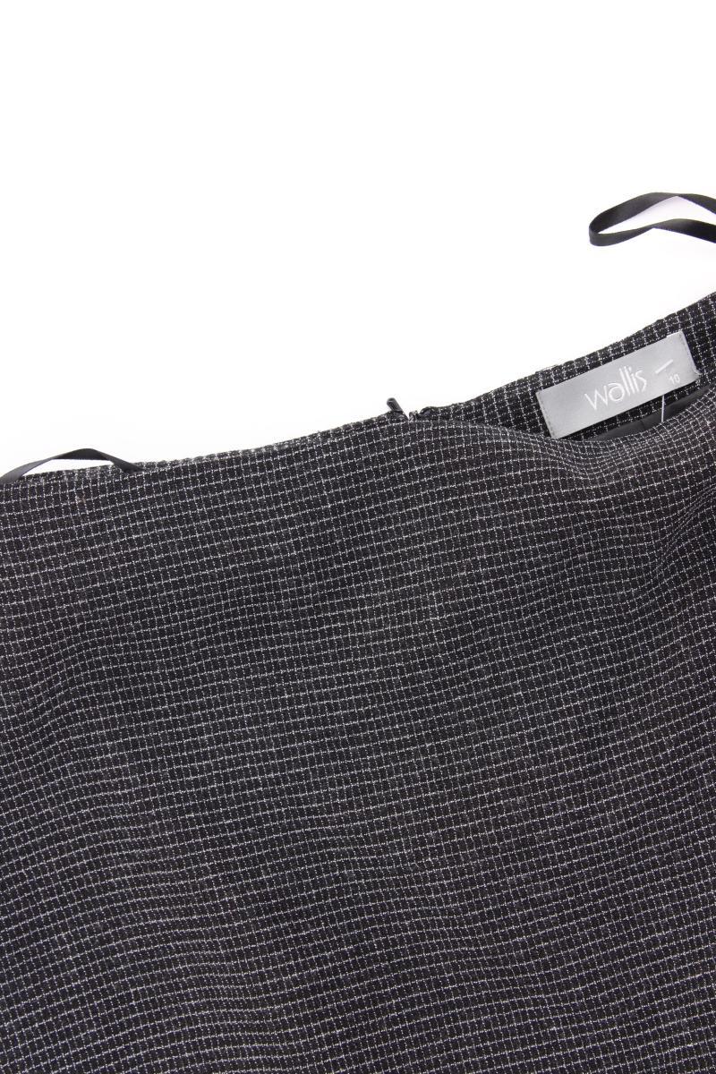 Wallis Bleistiftrock Gr. 38 kariert grau aus Polyester
