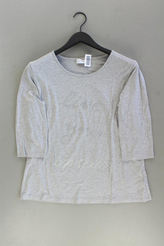 Judith Williams Shirt Gr. 46 3/4 Ärmel grau aus Viskose