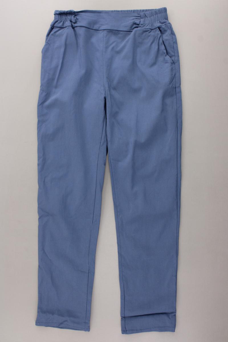 Made in Italy Hose Gr. M blau aus Viskose