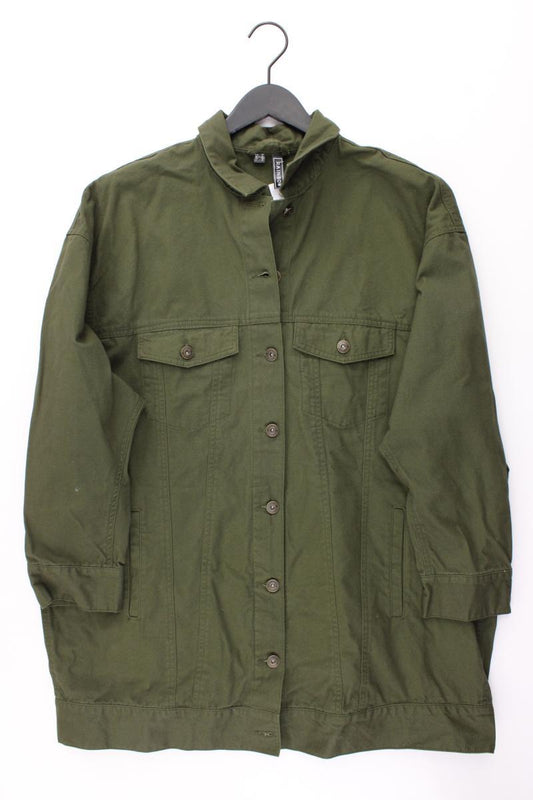Rainbow Übergangsjacke Gr. 46 olivgrün aus Baumwolle