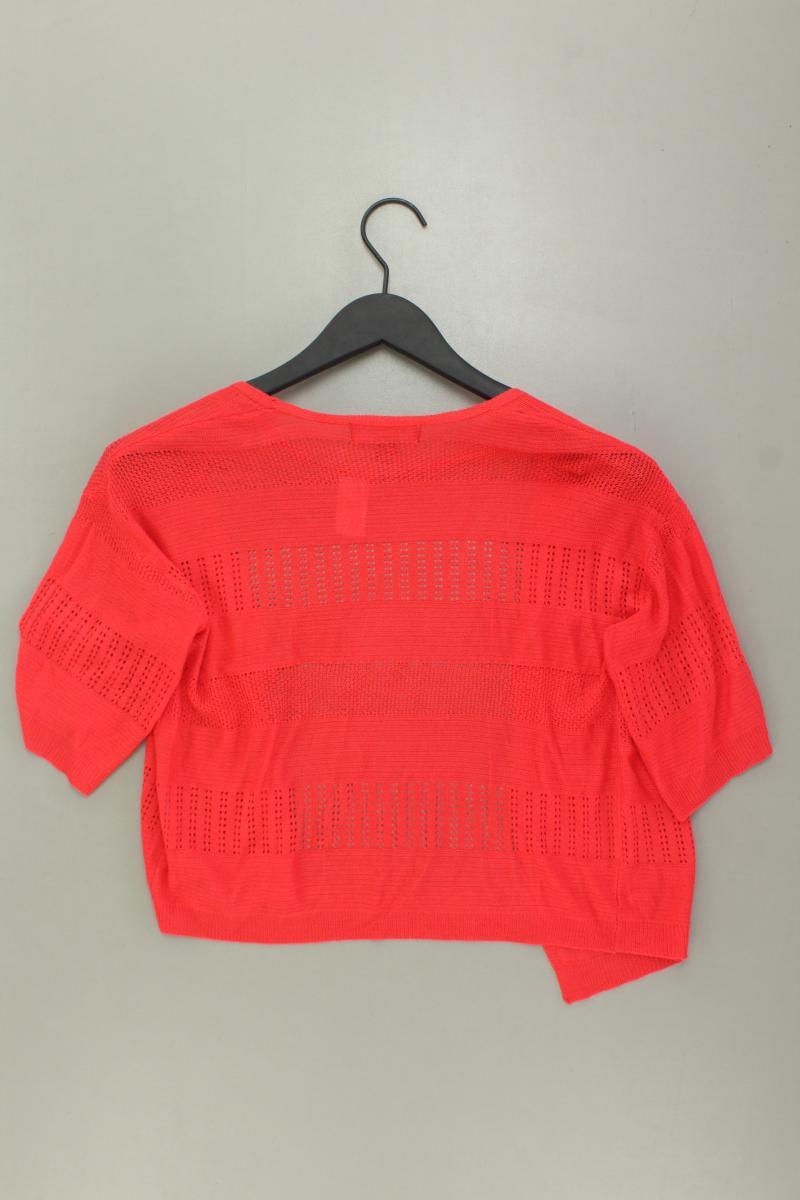 Strickjacke Gr. 34/36 Kurzarm rot