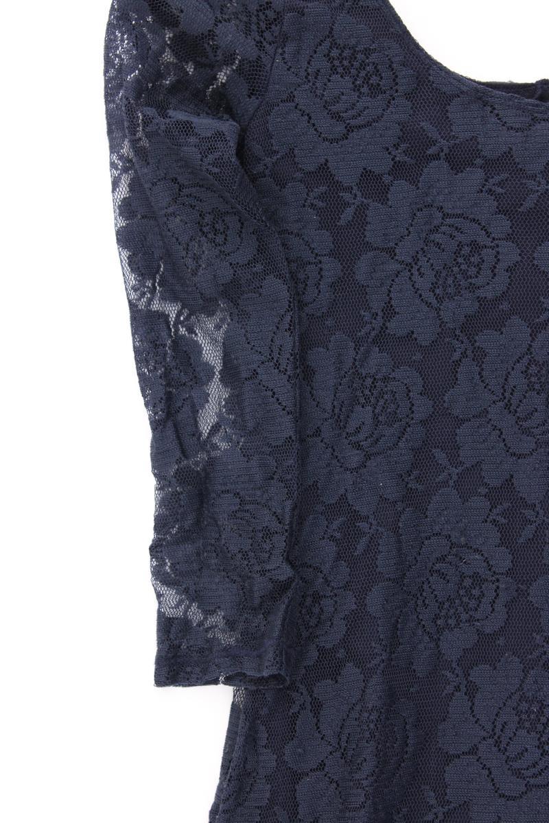 Hollister Spitzenkleid Gr. XS 3/4 Ärmel blau aus Baumwolle