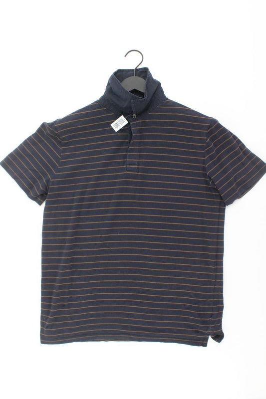 Mexx Poloshirt für Herren Gr. L gestreift Kurzarm blau aus Baumwolle