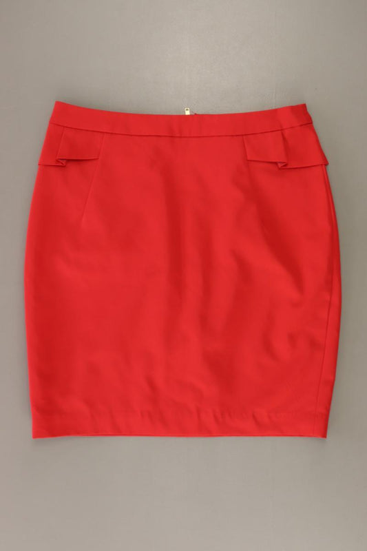 H&M Bleistiftrock Gr. 38 rot aus Polyester