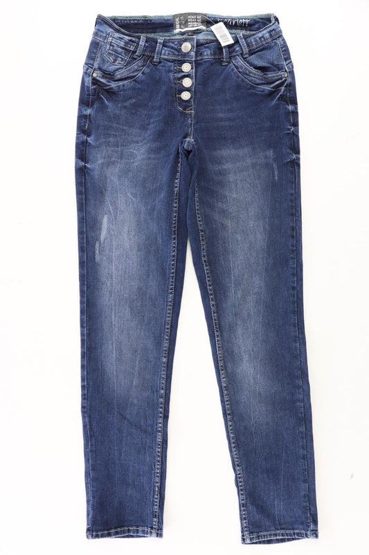 Cecil Straight Jeans Gr. W27 Modell Scarlett blau aus Baumwolle