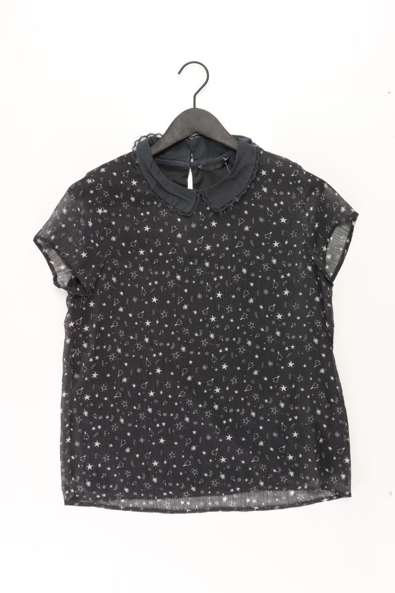 Only Kurzarmbluse Gr. 38 grau aus Polyester