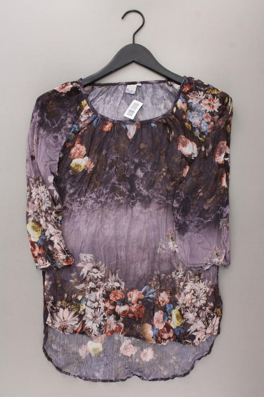 Liberty Classic Bluse Gr. S mit Blumenmuster 3/4 Ärmel lila aus Polyester