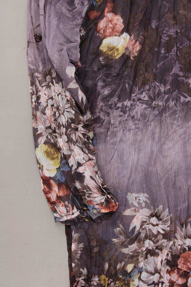 Liberty Classic Bluse Gr. S mit Blumenmuster 3/4 Ärmel lila aus Polyester