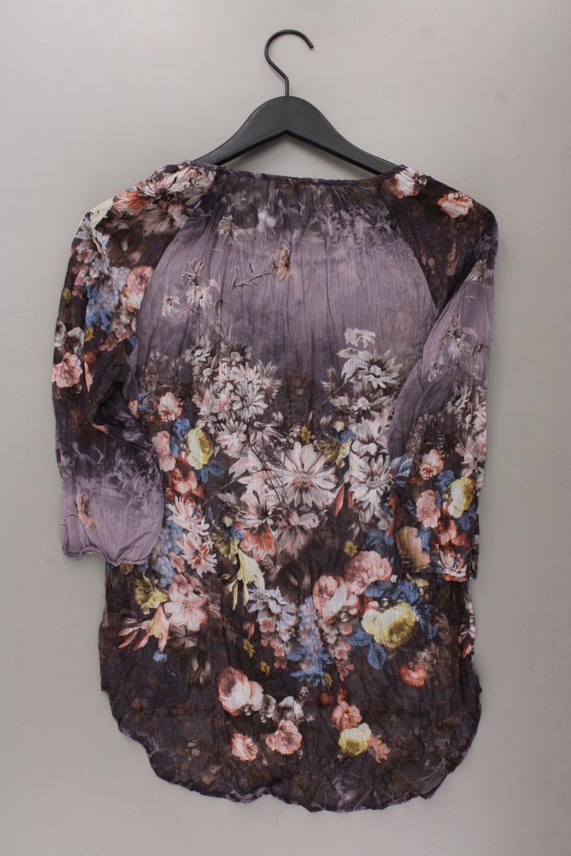 Liberty Classic Bluse Gr. S mit Blumenmuster 3/4 Ärmel lila aus Polyester