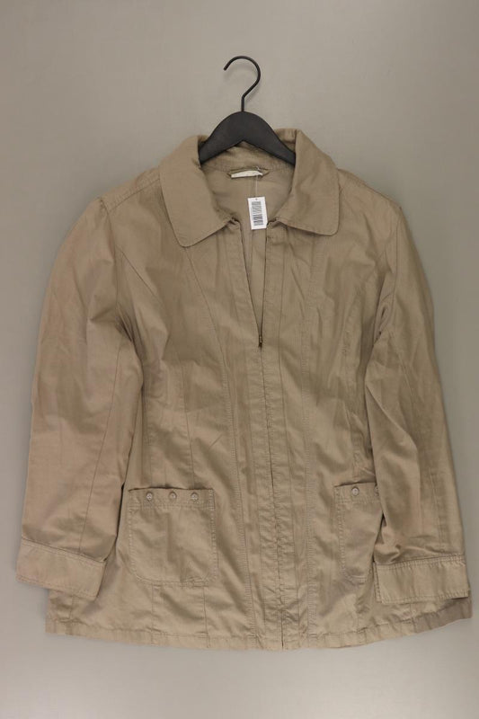 Ulla Popken Übergangsjacke Gr. 46/48 braun aus Polyester