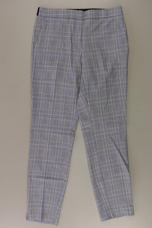 Zara Stretchhose Gr. M kariert blau aus Polyester