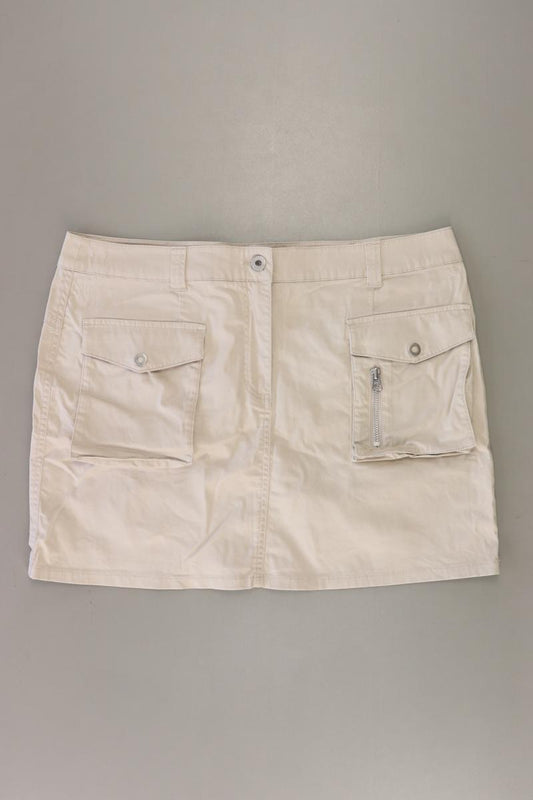 Esprit Cargorock Gr. 42 creme aus Baumwolle