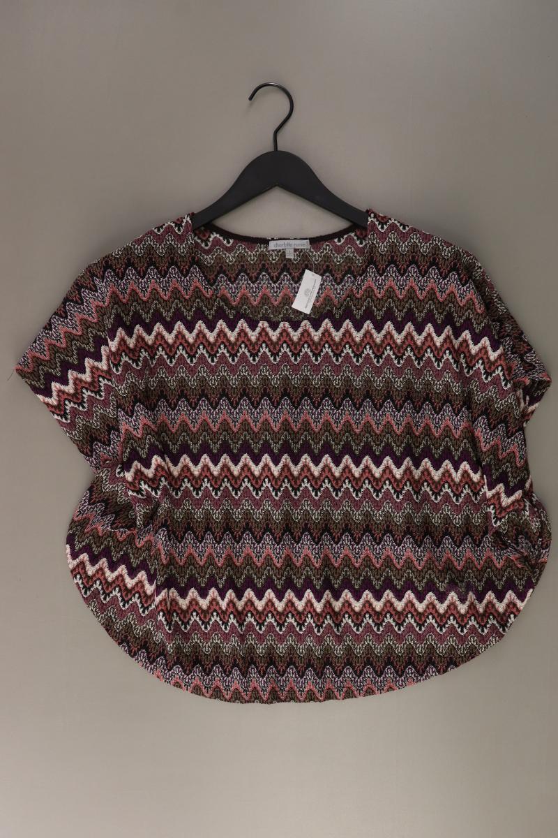Charlotte Russe Häkelshirt Gr. S Kurzarm mehrfarbig aus Polyester