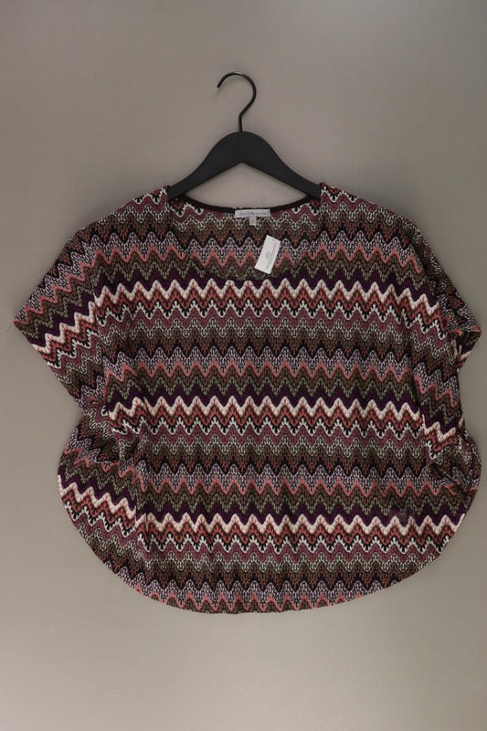 Charlotte Russe Häkelshirt Gr. S Kurzarm mehrfarbig aus Polyester