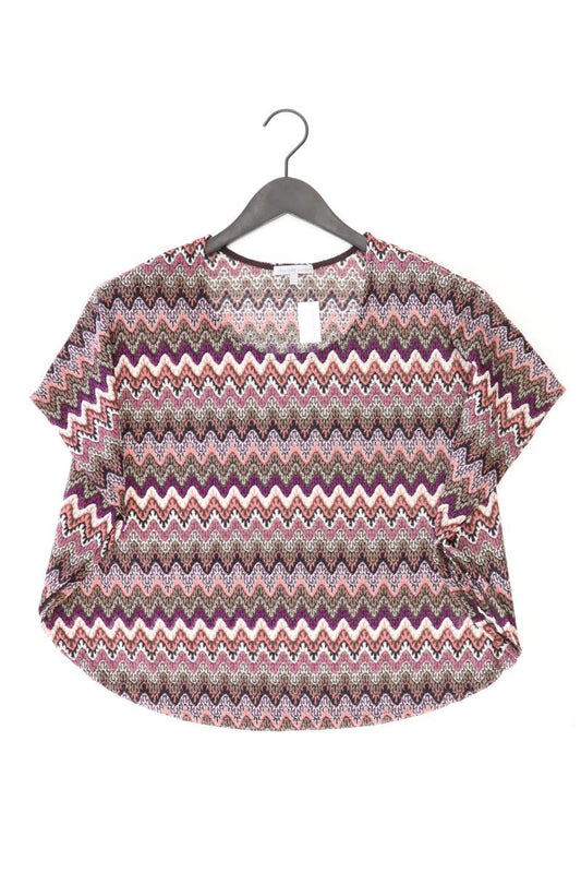 Häkelshirt Gr. S Kurzarm mehrfarbig aus Polyester