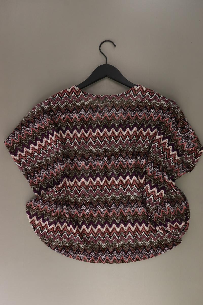 Charlotte Russe Häkelshirt Gr. S Kurzarm mehrfarbig aus Polyester