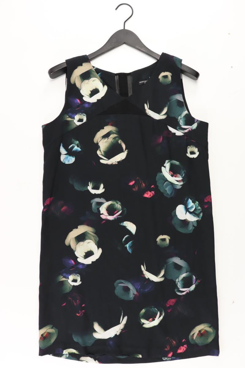 Grain de Malice Etuikleid Gr. 40 mit Blumenmuster Ärmellos schwarz aus Polyester