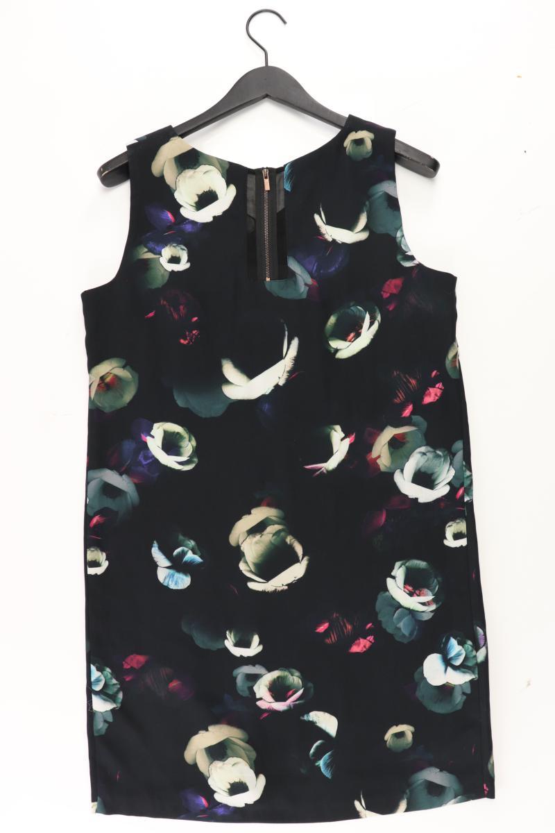Grain de Malice Etuikleid Gr. 40 mit Blumenmuster Ärmellos schwarz aus Polyester