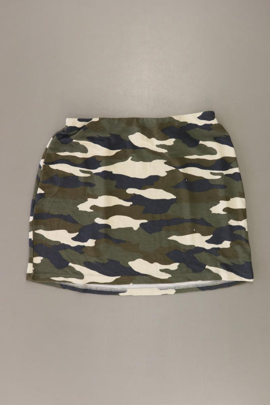 H&M Stretchrock Gr. S camouflage olivgrün aus Viskose