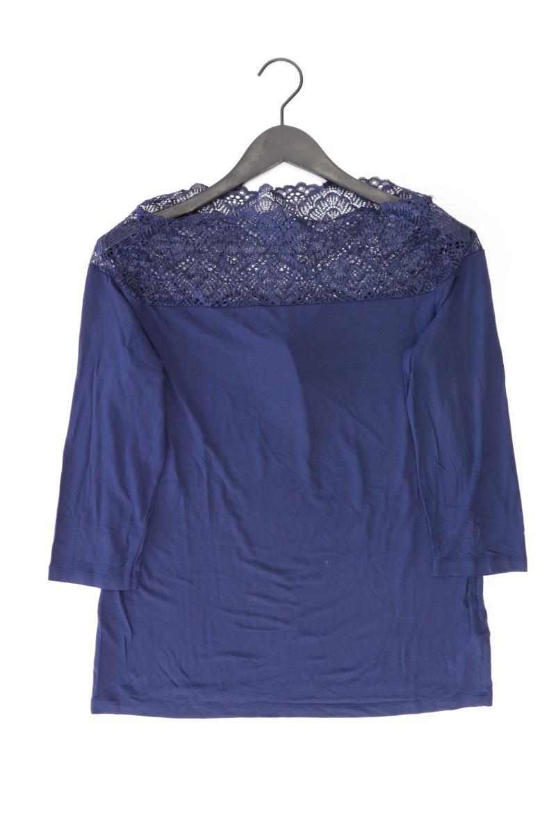 Anna Field Shirt Gr. 44 3/4 Ärmel blau aus Polyester