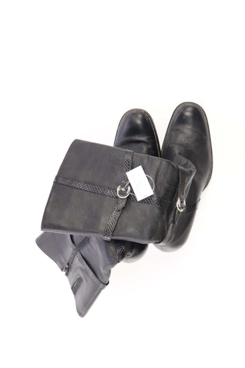 Unicel High-Heel Stiefel Gr. 39 schwarz aus Leder